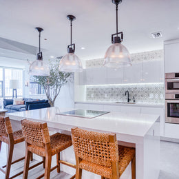 Machinist Prismatic Cloche Pendant