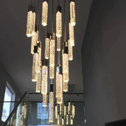 Aria Light Luxury Glacier Bubble Crystsal Chandelier