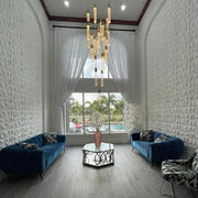 Aria Light Luxury Glacier Bubble Crystsal Chandelier