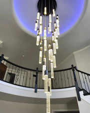 Aria Light Luxury Glacier Bubble Crystsal Chandelier