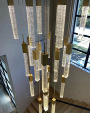 Aria Light Luxury Glacier Bubble Crystsal Chandelier