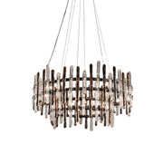 Sancy Round Glass Chandelier