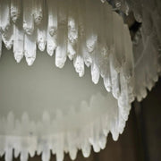 Selenite Crystal Round Chandelier 31.5