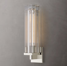 Load image into Gallery viewer, Saviles Rectangular Sconce H15&quot;