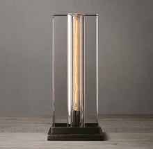 Load image into Gallery viewer, Saviles Square Table Lamp H14&quot;