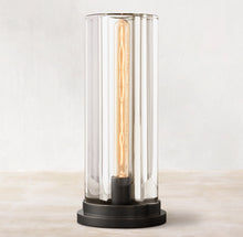 Load image into Gallery viewer, Saviles Cylindrical Table Lamp H14&quot;