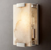 Hand-Carveds Alabaster Sconce H11