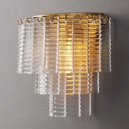 Sirene Clear/Smoke Glass Wall Sconce
