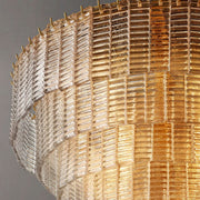 Sirene Clear/Smoke Glass Round Chandelier 41”