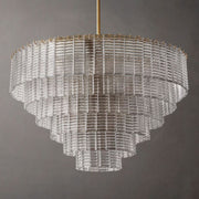 Sirene Clear/Smoke Glass Round Chandelier 41”