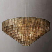 Sirene Clear/Smoke Glass Round Chandelier 65