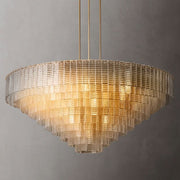 Sirene Clear/Smoke Glass Round Chandelier 65