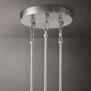 Sirene Clear/Smoke Glass Round Chandelier 65