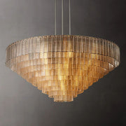 Sirene Clear/Smoke Glass Round Chandelier 65