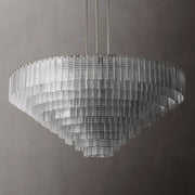 Sirene Clear/Smoke Glass Round Chandelier 65