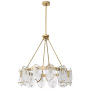 Eternity Modern Brass Chandelier