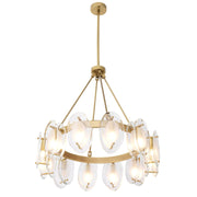 Eternity Modern Brass Chandelier