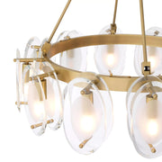 Eternity Modern Brass Chandelier
