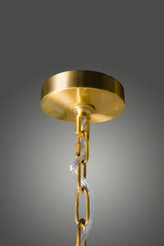 Valentina Satin Brass Chandelier