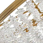 Crystal Round 2 Tier Chandelier 30