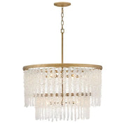 Crystal Round 2 Tier Chandelier 30