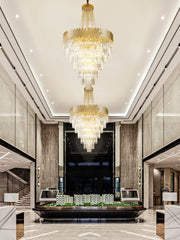 William Multi Tier Crystal Chandelier