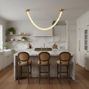 Pearl Alabaster Necklace Chandelier