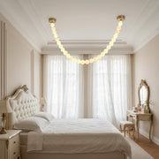 Pearl Alabaster Necklace Chandelier