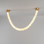 Pearl Alabaster Necklace Chandelier