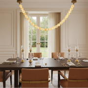 Pearl Alabaster Necklace Chandelier