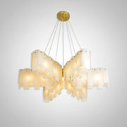 Alabaster Cascade Tiered Chandelier