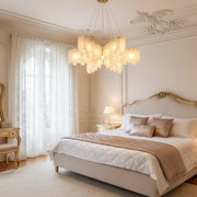 Alabaster Cascade Tiered Chandelier