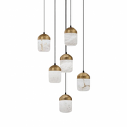 Alabaster Staircases Chandelier Light