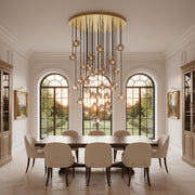 Boule De Cristal Clear Glass Cluster Chandelier 40