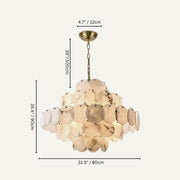 Caelum Alabaster Chandelier Light