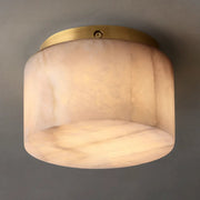 Round Rivage Alabaster Ceiling Lamp