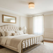 Round Rivage Alabaster Ceiling Lamp