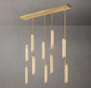 Audubong Modern Alabaster Linear Chandelier 54