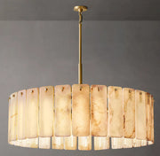 Calamette Modern Alabaster Round Chandelier 60