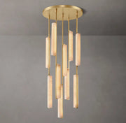 Audubong Modern Alabaster Round Chandelier 24