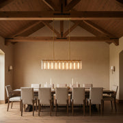 Calamette Glass Rectangular Chandelier 60