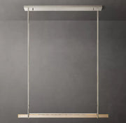 Audubon Modern Crystal Single Bar Linear Chandelier 60