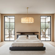 Calamette Alabaster Round Chandelier 48