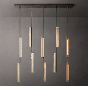 Audubon Modern Crystal Linear Chandelier 54