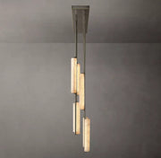 Audubong Modern Alabaster Linear Chandelier 54