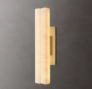 Audubong Modern Alabaster Double Sconce 15