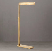 Audubon Modern Alabaster Task Floor Lamp