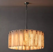 Calamette Modern Alabaster Round Chandelier 36