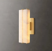 Audubon Modern Alabaster Double Sconce 15