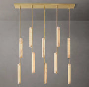 Audubong Modern Alabaster Linear Chandelier 54